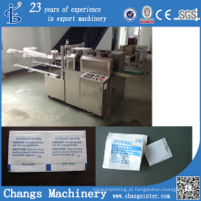 Máquina de empacotamento automática feita sob encomenda da almofada da preparação do álcool do vertical 70 da série de Zmj